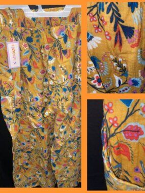 "JOYSPUN" Women Floral Size: 3x (22W-24W) Pants